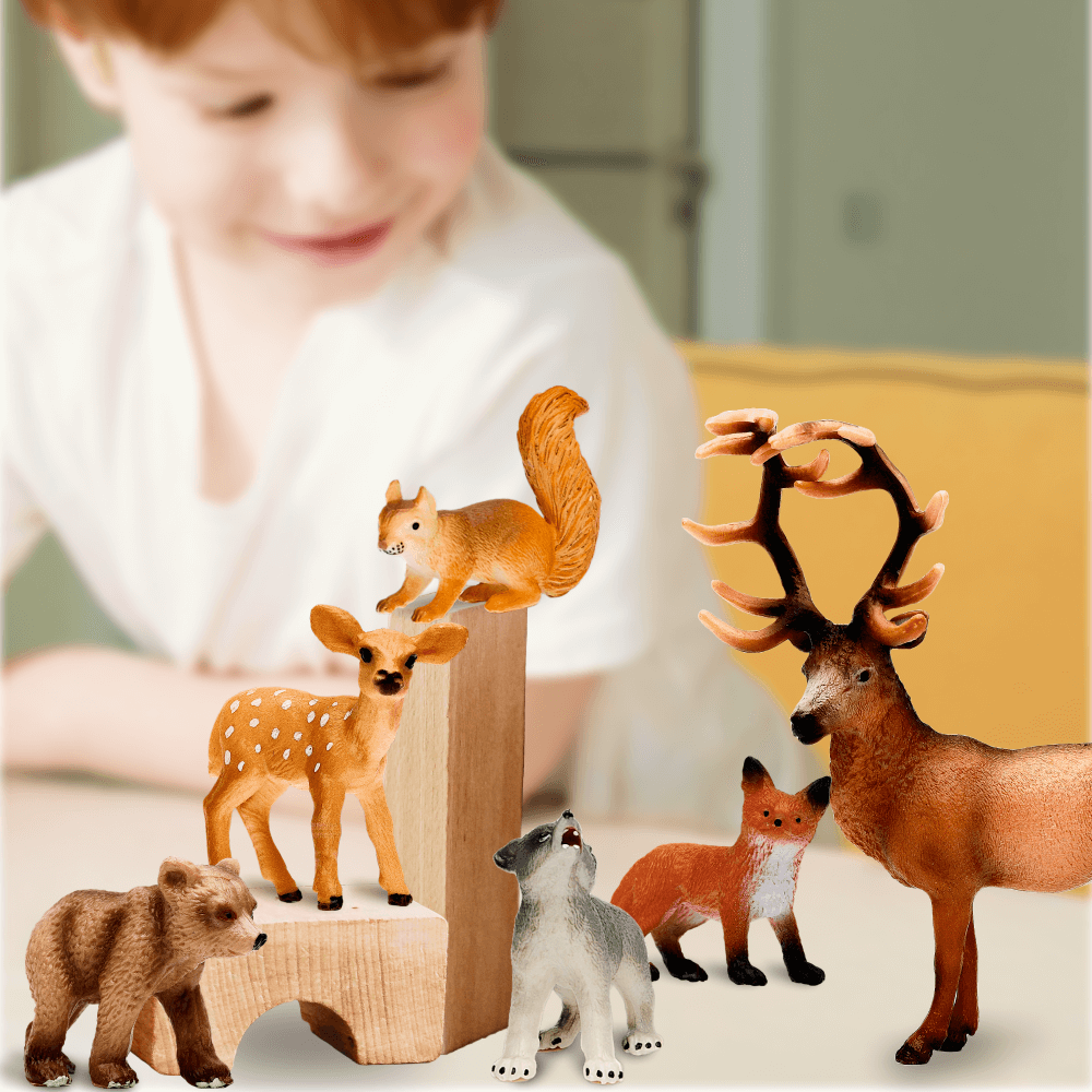 Forest Animals Figures with Audio Stories
