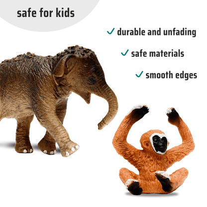 Safari Animals Figures with Book and Audio