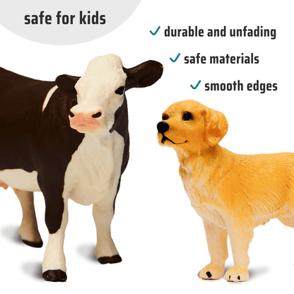 Farm Animals Figures with Book and Audio