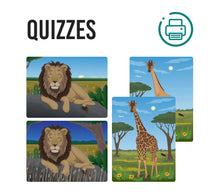 Load image into Gallery viewer, Best Seller - African animals with stories for INDEPENDENT PLAY
